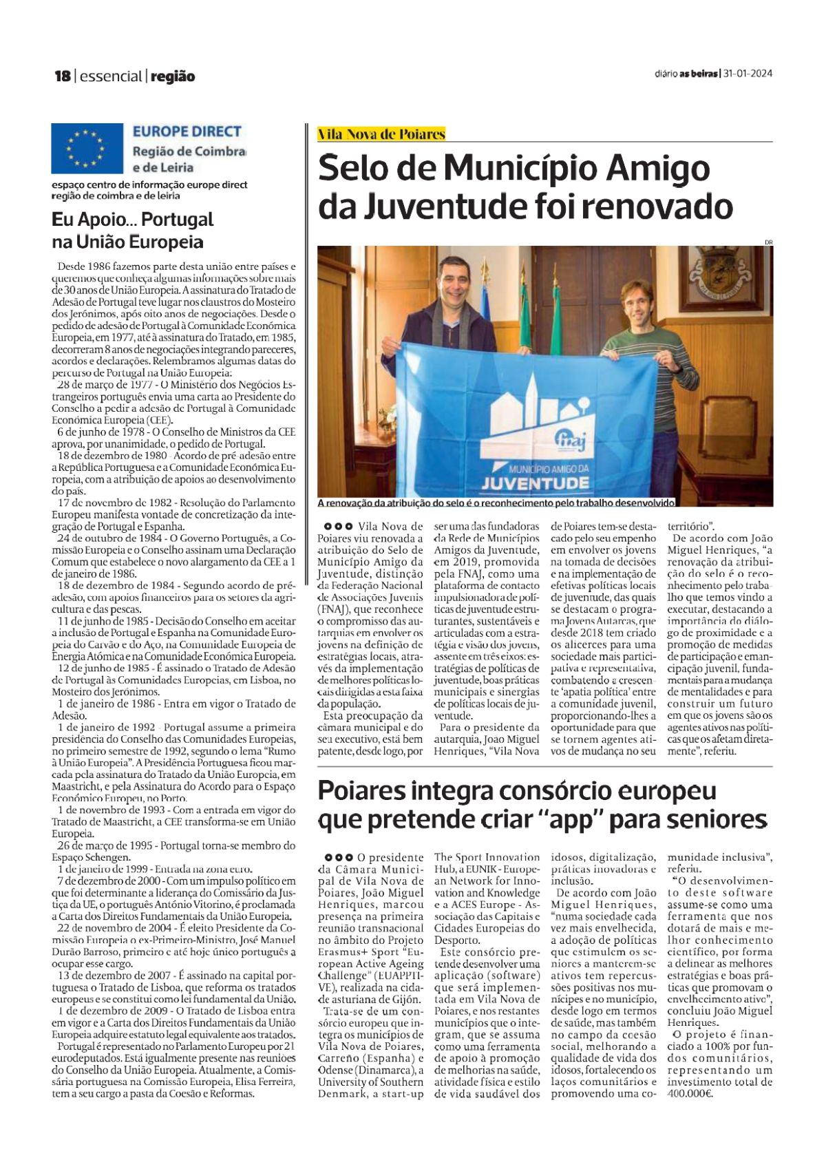 Eu Apoio... Portugal na Unio Europeia. 